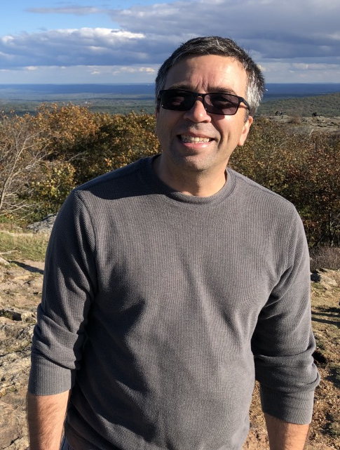 Dr. Siqueira at the Bartlett Experimental Forest in New Hampshire.