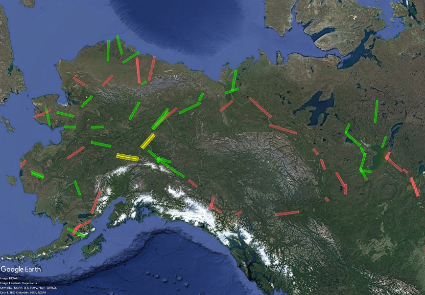 Sites in Version 2 of the Permafrost Dynamics Observatory Project product.