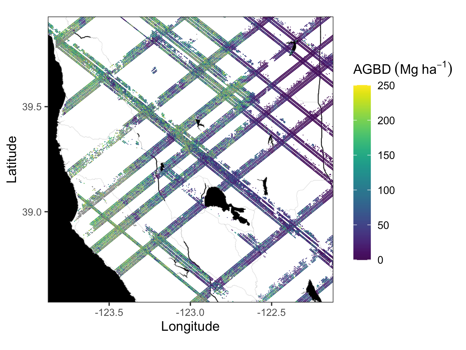 GEDI L4A Aboveground Biomass Density