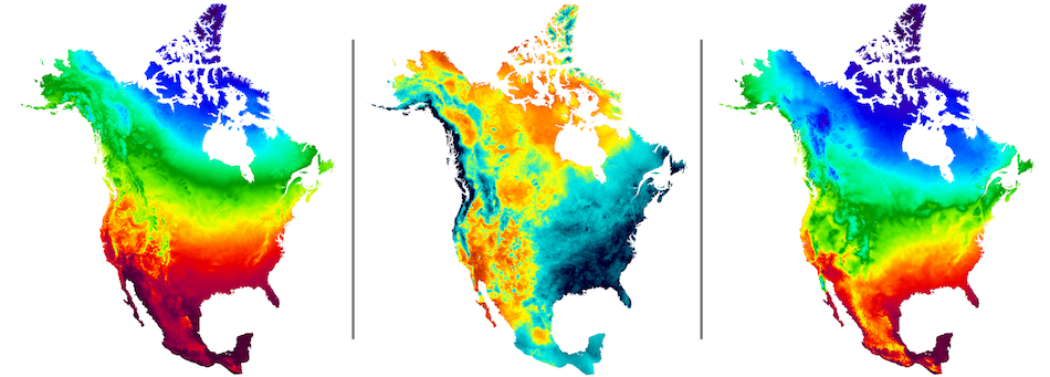Daymet provides high-resolution surface meteorology data for North America. 