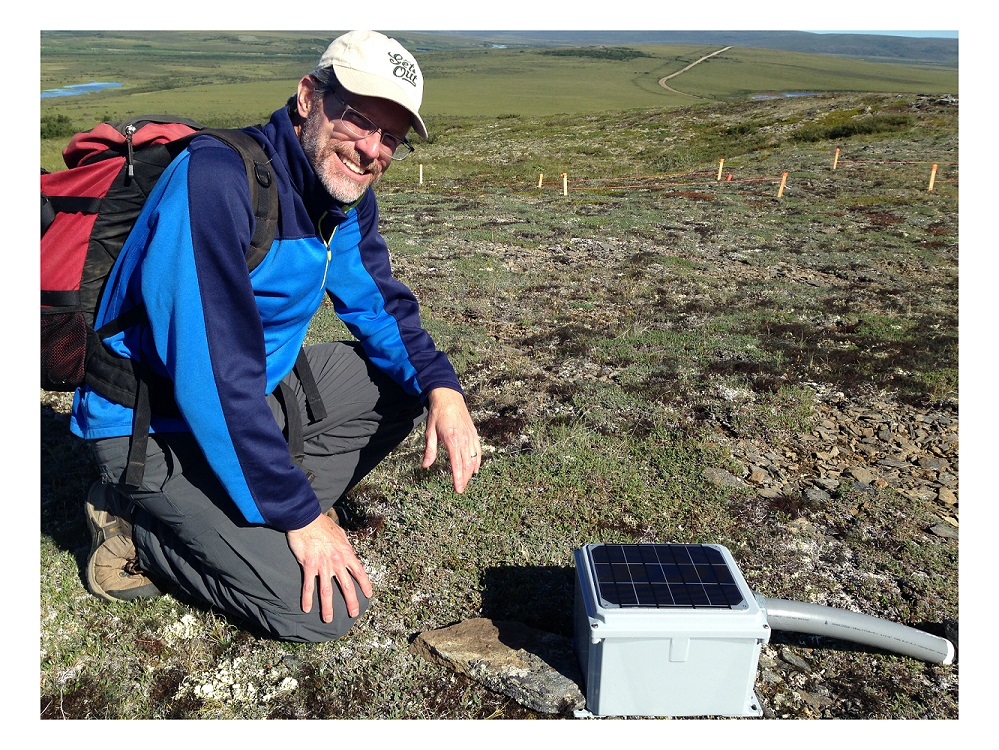 Peter Thornton in the field