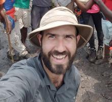 Selfie of Dr. David Lagomasino in the field.