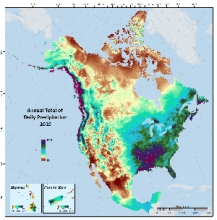 Daymet V4 Annual Total of Daily Precipitation in 2019