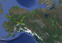 Sites in Version 2 of the Permafrost Dynamics Observatory Project product.