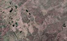 Image showing open surface waters Open surface waters for a location in Canada