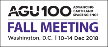 The Fall AGU Meeting is December 10-14 American Geophysical Union Fall Meeting