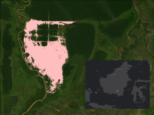 fires in Indonesia for land clearance burned area in 1997-1998
