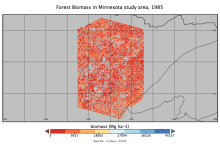 Biomass Map of biomass.