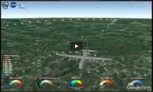 ACT-America aircraft in flight over Pennsylvania in July 2016 Video on YouTube shows the ACT-America plane in flight