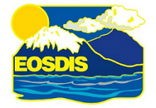 The NASA EOSDIS logo. NASA's Earth Observing System Data and Information System.