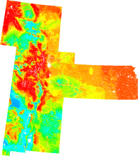 Stocks of Surface Soil Organic Carbon Fractions Visualization Visualization of Surface Soil Organic Carbon Fractions across the Great Plains Region, USA.