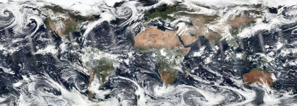 true color reflectance image from VIIRS